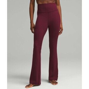 Lululemon Groove Nulu Super-High-Rise Flared Pant *Regular Garnet Size 12